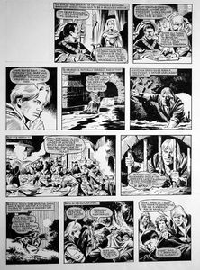 Robin of Sherwood: Behind Bars (TWO pages) art by Mike Noble