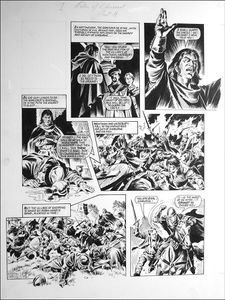 Robin of Sherwood - Wyke Beast (TWO pages) art by Mike Noble