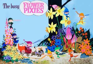 Flower Pixies art by Jose Ortiz