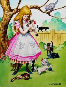 11 Kittens for Goldie art by Jose Ortiz