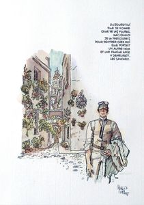 Aujourd'Hui art by Hugo Pratt