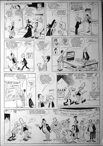 Beastenders - New Years Party (TWO pages) art by Reg Parlett