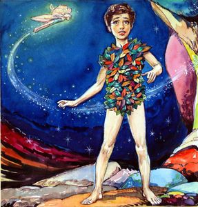 Peter Pan and Tinkerbell art by Nadir Quinto