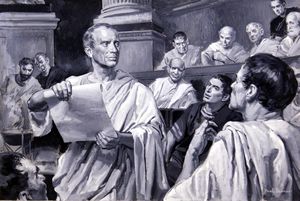 Julius Caesar 'Veni, vidi, vici' art by Paul Rainer