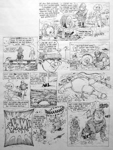 Benny Hill - Don't Forget The Diver art by Arthur Ranson