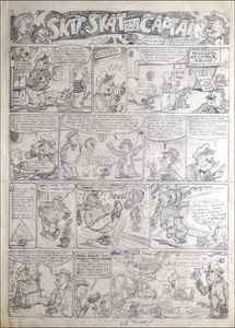 Skit, Skat and the Captain art by Basil Reynolds