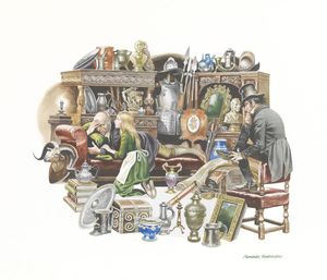 The Old Curiosity Shop: It's OK art by Ron Embleton