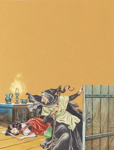 Sleeping Beauty: Witch's Job is Done art by Ron Embleton