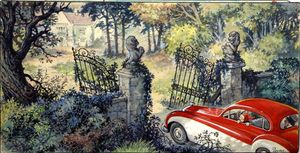 Norman Gnome A Grand Arrival art by Geoff Squire