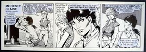 Modesty Blaise Daily Strip #9834 art by Enric Badia Romero