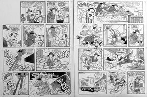 Inspector Gadget: Roof Tiles (TWO pages) art by Bill Titcombe