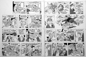 Scooby Doo: Bad Luck (TWO pages) art by Bill Titcombe