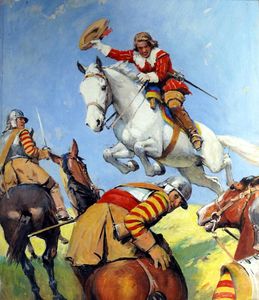 Claude Duval - The Laughing Cavalier art by Septimus Scott