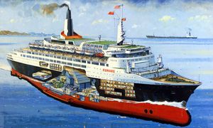 Queen Elizabeth II art by John S Smith
