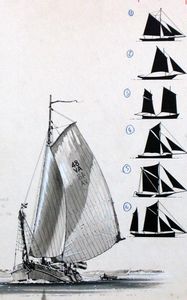 Dutch Barge art by John S Smith