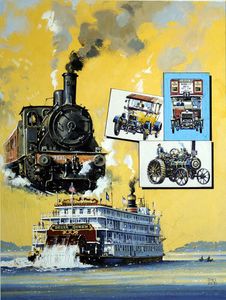 Yesterdays Transport Today art by John S Smith