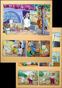 Sugar Sugar Cane - Gulliver Guinea Pig (TWO pages) art by Fred White
