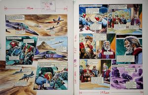 The Fearsom Elektons (TWO pages) art by Gerry Wood