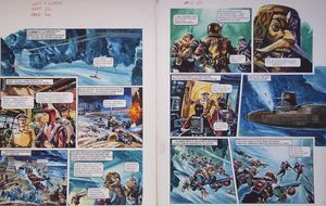 Nivatian Capture from 'The Hericon/Nivatian Conflict' (TWO pages) art by Gerry Wood