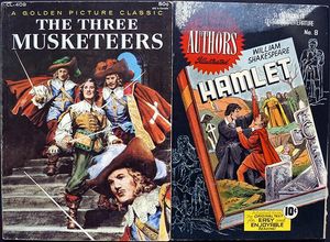 Assorted Classics Illustrated: Bundle 1 (USA: Famous Authors Illustrated; A Golden Picture Classic, 2 issues) by William Shakespeare; Alexandre Dumas