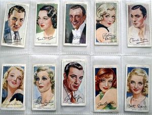 Full Set of 50 Cigarette Cards: Film Stars Third Series (1938) by Various