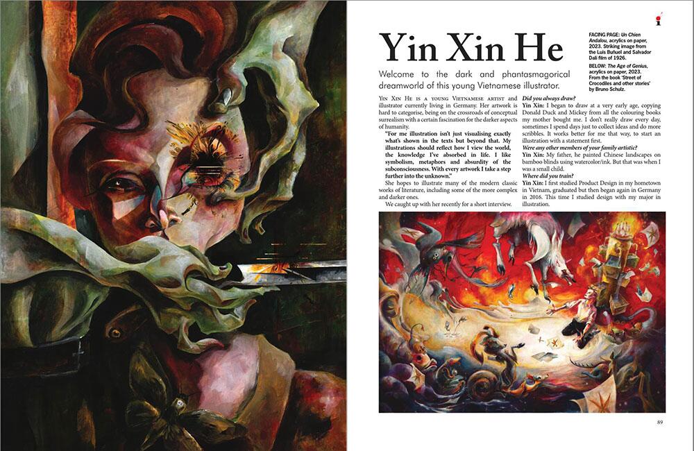 YinXin He, illustrators issue 44 ONLINE EDITION
