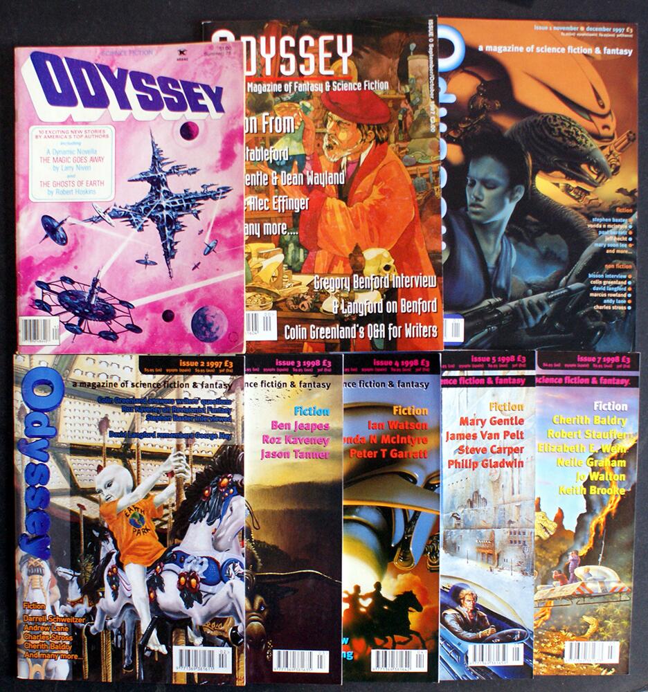 Odyssey: A Magazine of Fantasy & Science Fiction Bundle (8 issues) by Larry Niven, et al