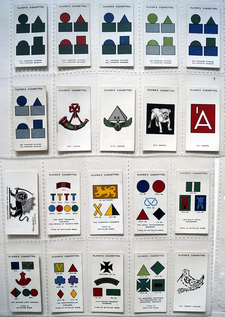 Complete Set of 100 'Army Corps and Divisional Signs: 1914 - 1918 (#51