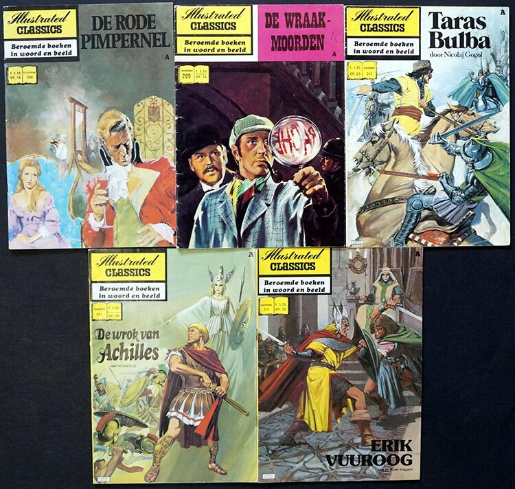 Assorted Classics Illustrated: Bundle 22 (Dutch editions, 5 issues)