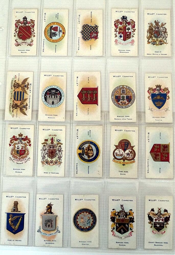 Town & City Arms (Boroughs Second Series)  Full set of 50 cards (1906)