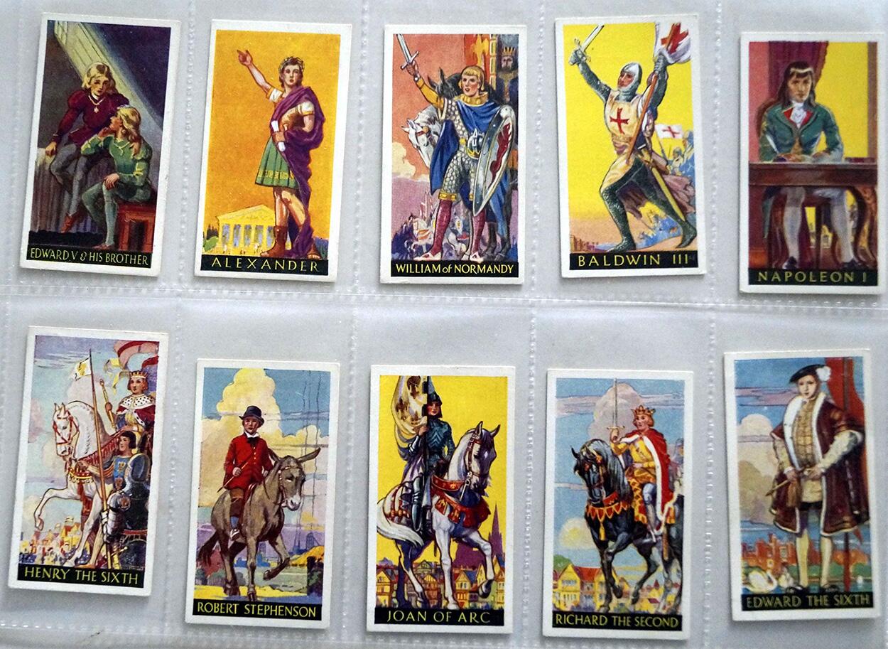 Full Set of 50 Cigarette Cards: Famous Minors (1936) by Various
