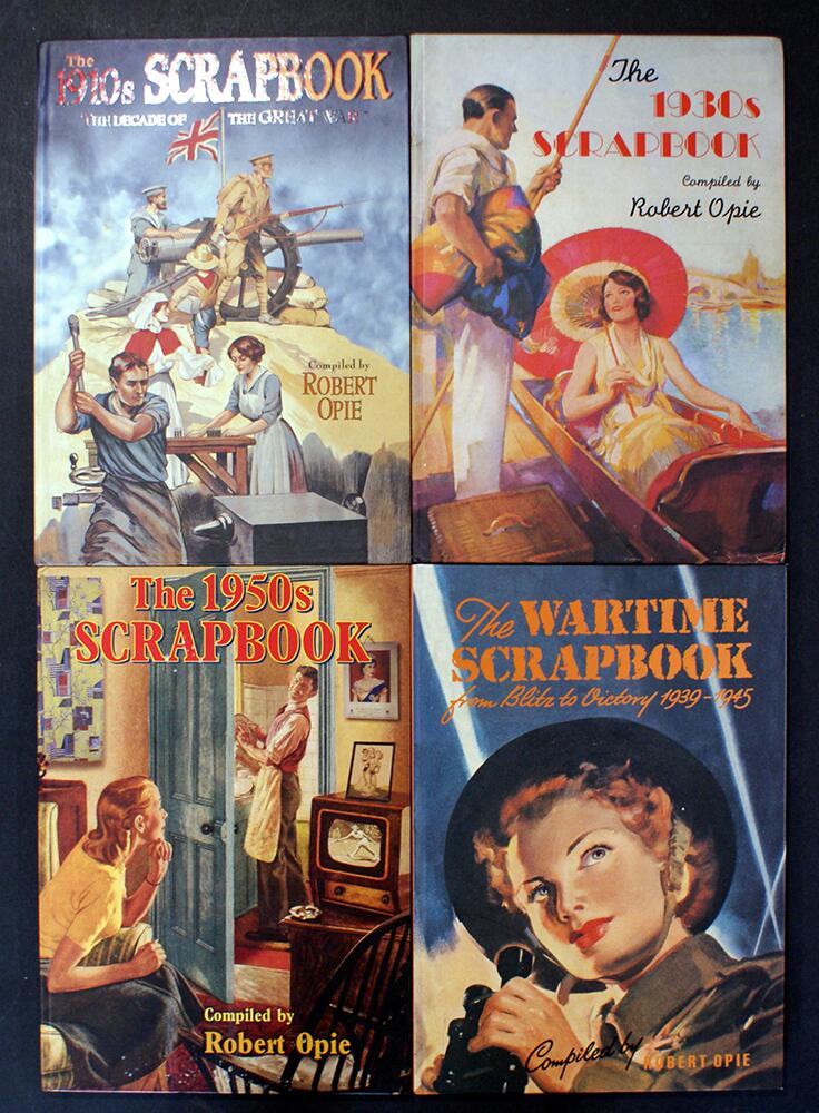 Robert Opie Scrapbook Collection (FOUR books) by Robert Opie (editor)