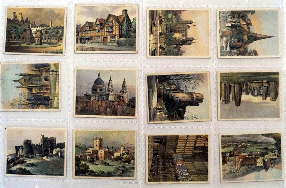 The Nation's Shrines: Full Set of 25 Cigarette Cards (1929)