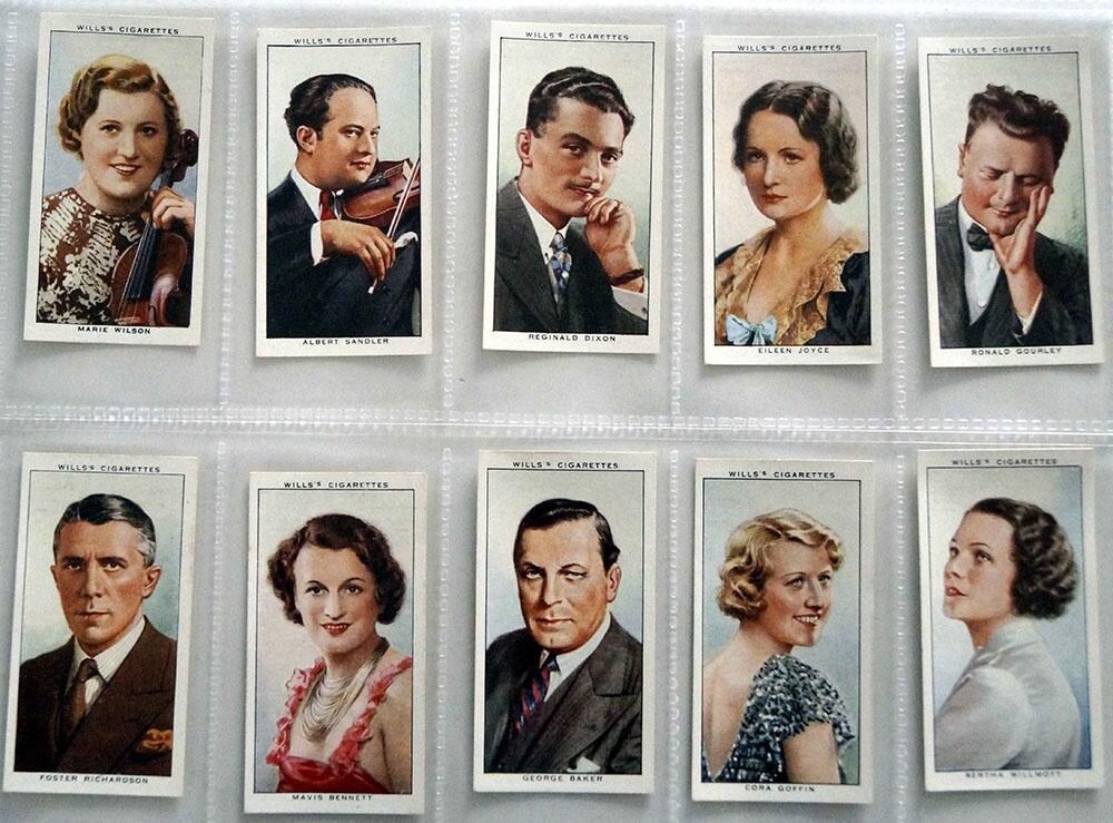Full Set of 50 Cigarette Cards: Radio Celebrities Second Series (1935) by  Various at The Book Palace