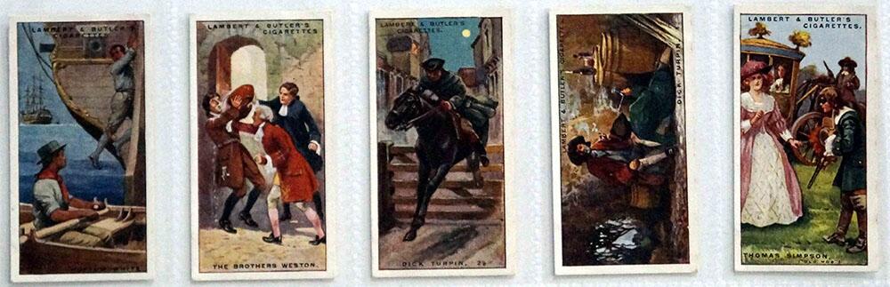 Full Set of 25 Cigarette Cards: Pirates and Highwaymen (1926) by Various