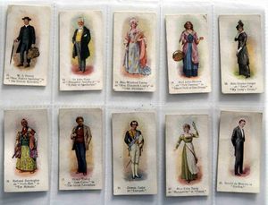 Full Set of 25 Cigarette Cards: Players Past and Present (1916) by Various