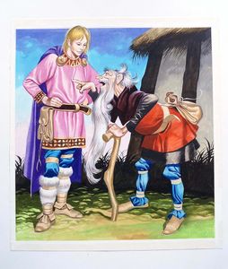 Magic Apples - Wizened Wisdom art by Ron Embleton