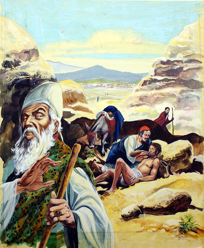 The Good Samaritan art by Ron Embleton