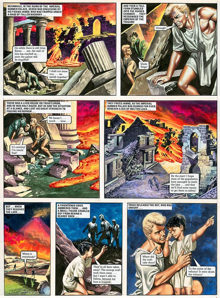The Trigan Empire: Look and Learn issue 384(b) art by Ron Embleton