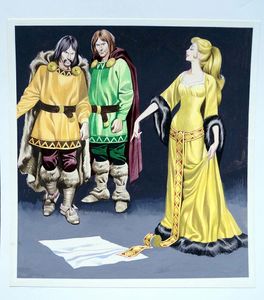 Magic Apples - Let's Dance art by Ron Embleton