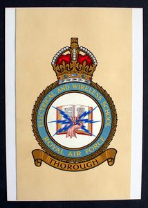 R.A.F. Badge: Electrical & Wireless School art by 20th Century unidentified artist