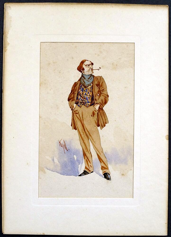 Dickensians: Toby Crackit from 'Oliver Twist' art by Joseph Clayton Clark (Kyd)