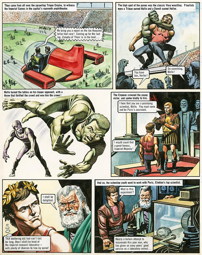 The Trigan Empire: Look and Learn issue 645a (25 May 1974) art by Philip Corke