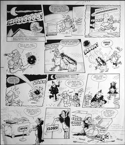 Dracula Dobbs: Black Pudding Assault art by Nigel Edwards