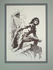 Edgar Rice Burroughs 10 Sun Bronzed Flesh art by Frank Frazetta