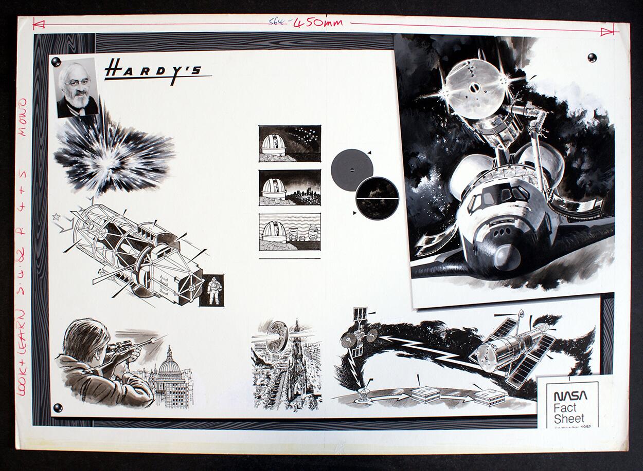 Hardy's Drawing Board: 'The LST' art by Wilf Hardy