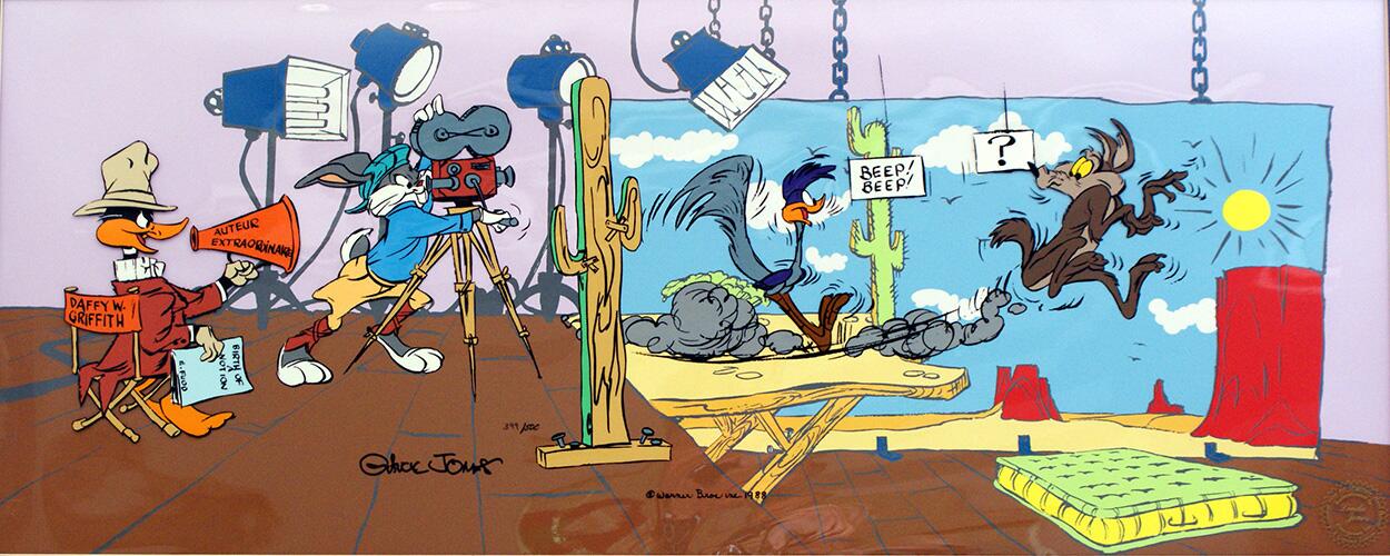 Birth of a Notion (Bugs Bunny, Daffy Duck, Wile E Coyote and Road Runner) art by Chuck Jones