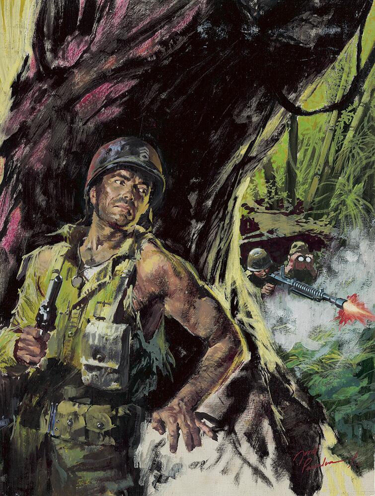 Battle Picture Library cover #186  'Trial By Combat' art by Jordi Penalva