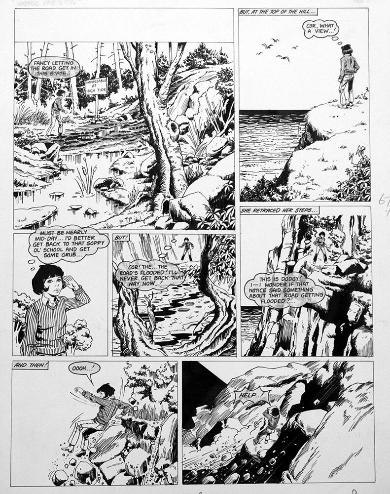 Careful She Bites High Tide (THREE pages) art by Victor Ramos