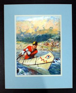 Dick Daring Of The Mounties art by Septimus Scott